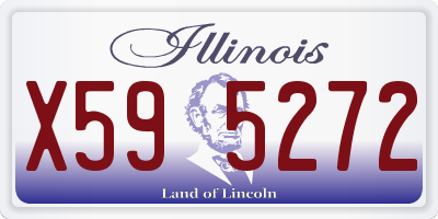 IL license plate X595272