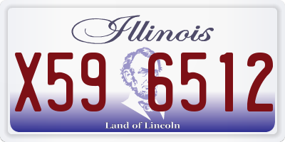 IL license plate X596512