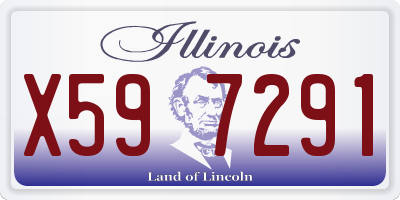 IL license plate X597291