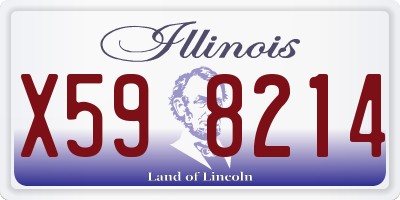 IL license plate X598214