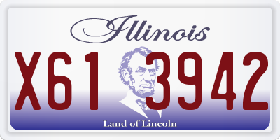 IL license plate X613942