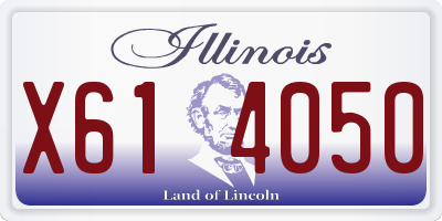 IL license plate X614050