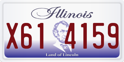 IL license plate X614159