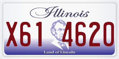 IL license plate X614620