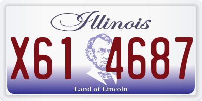 IL license plate X614687