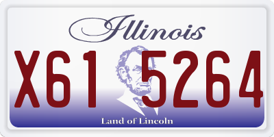 IL license plate X615264
