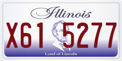 IL license plate X615277