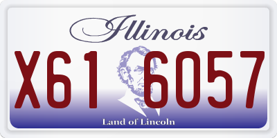 IL license plate X616057