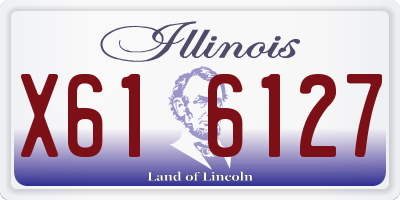 IL license plate X616127