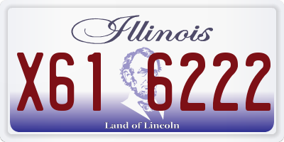 IL license plate X616222