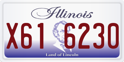 IL license plate X616230
