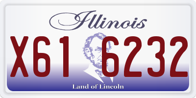 IL license plate X616232