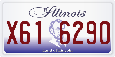 IL license plate X616290