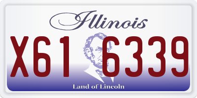 IL license plate X616339
