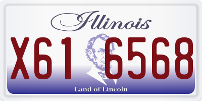 IL license plate X616568