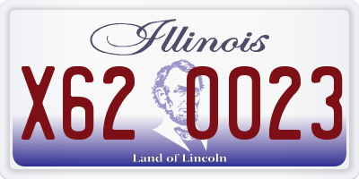 IL license plate X620023