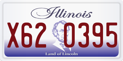 IL license plate X620395
