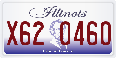 IL license plate X620460