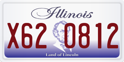 IL license plate X620812
