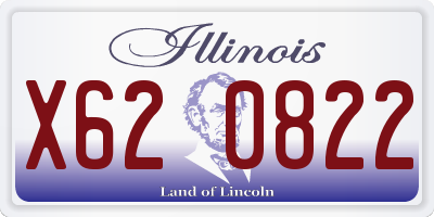 IL license plate X620822