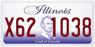 IL license plate X621038