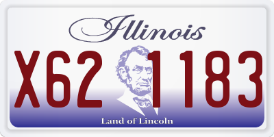 IL license plate X621183