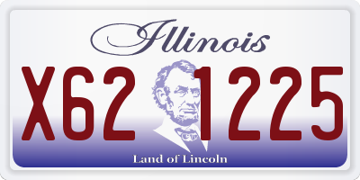 IL license plate X621225
