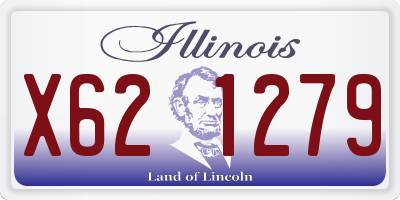 IL license plate X621279