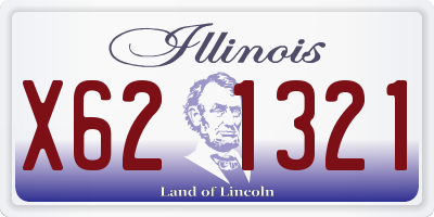 IL license plate X621321