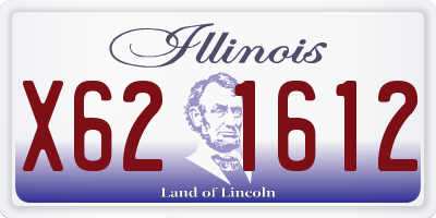 IL license plate X621612