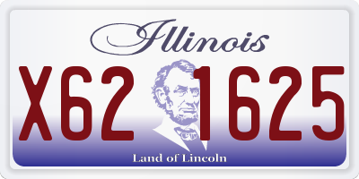IL license plate X621625