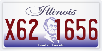 IL license plate X621656