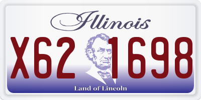 IL license plate X621698