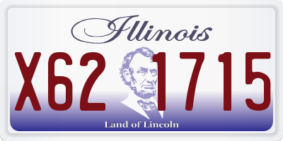 IL license plate X621715
