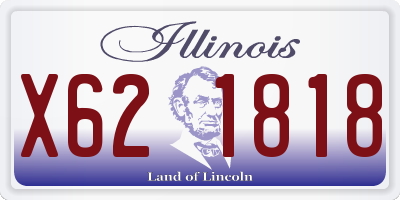 IL license plate X621818