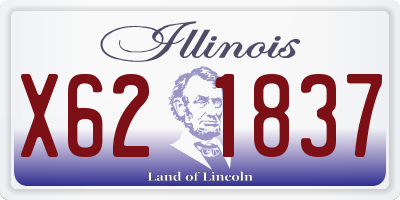 IL license plate X621837