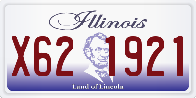 IL license plate X621921