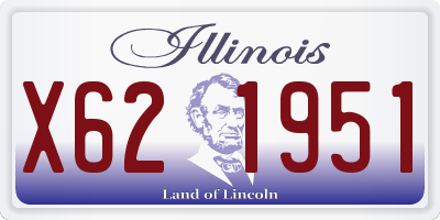 IL license plate X621951