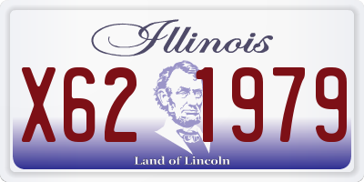 IL license plate X621979