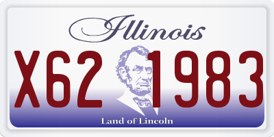 IL license plate X621983