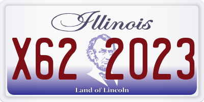 IL license plate X622023