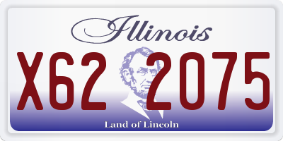 IL license plate X622075