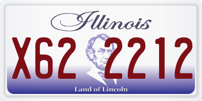 IL license plate X622212