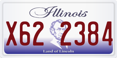 IL license plate X622384