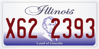 IL license plate X622393