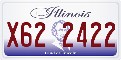 IL license plate X622422