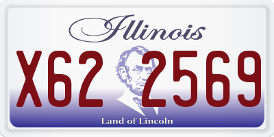 IL license plate X622569
