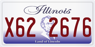 IL license plate X622676
