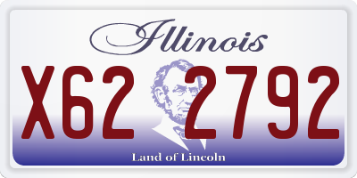 IL license plate X622792