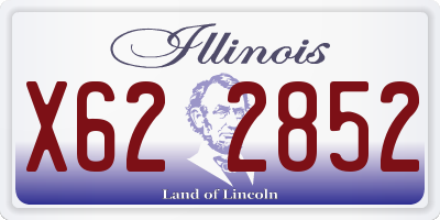 IL license plate X622852